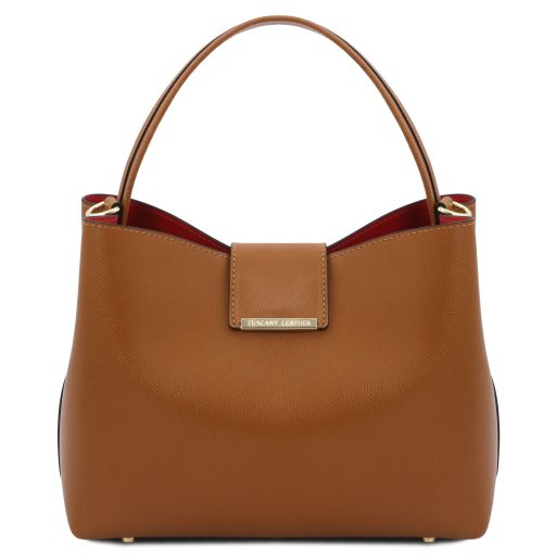 Clio - Leather secchiello bag